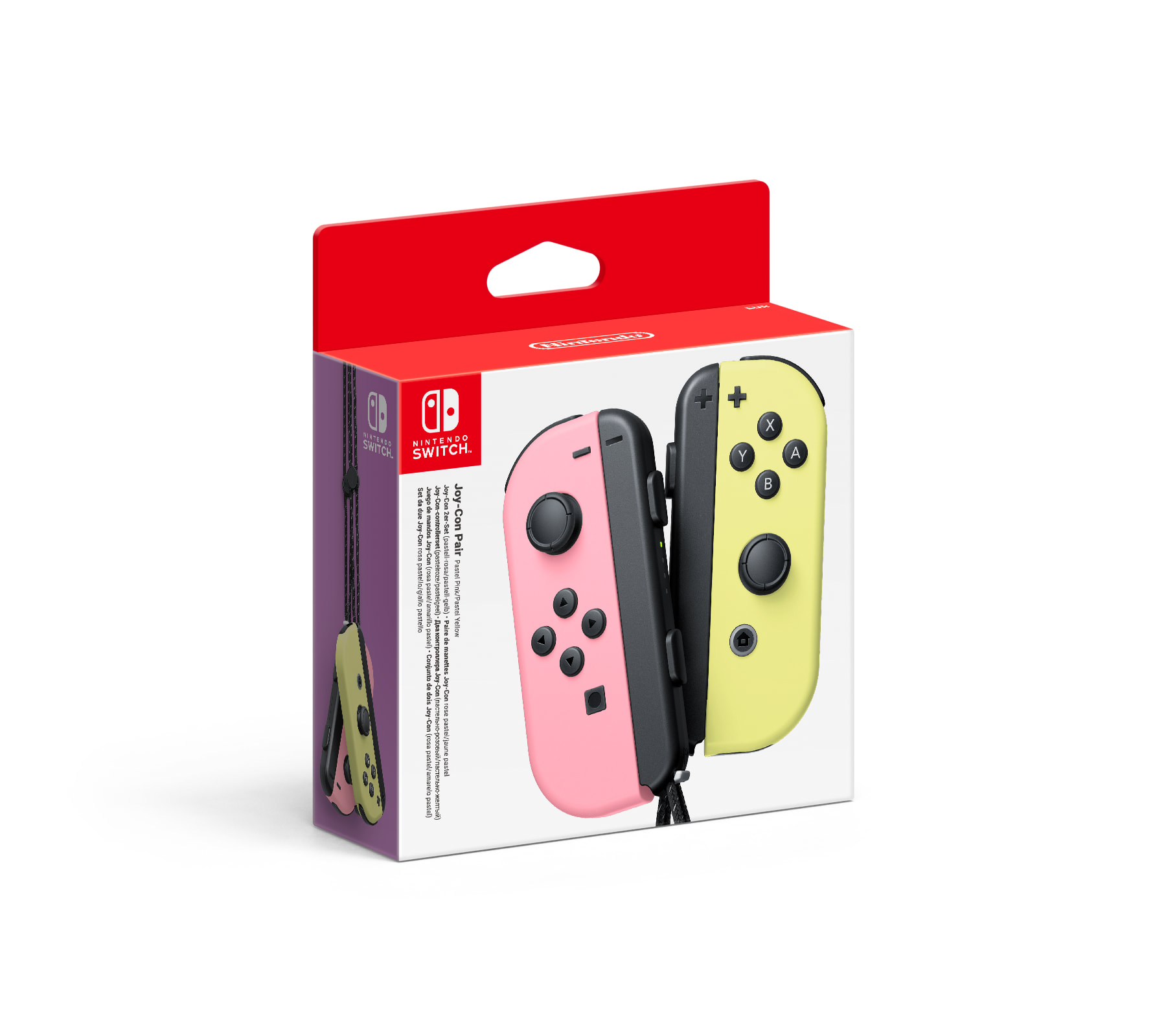 Mando consola Nintendo Switch SET IZQ/DER rosa/AMARILLO